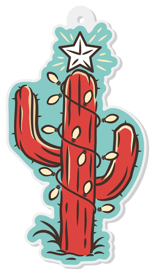 Saguaro Christmas Tree Ornament