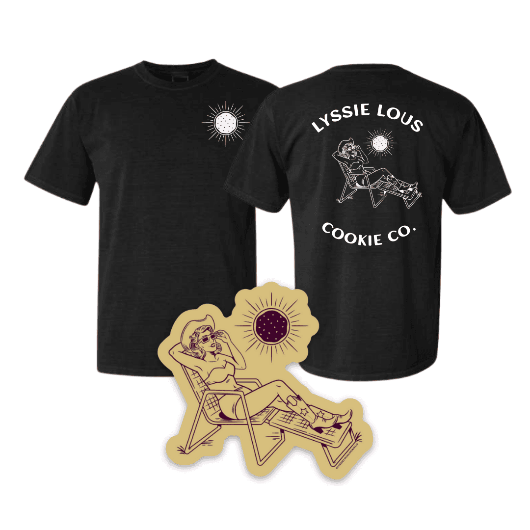 Texas Eclipse Black Tee Merch Bundle