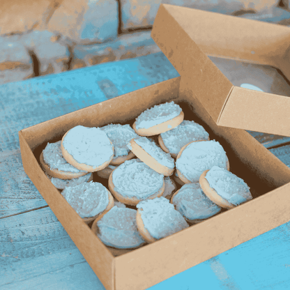 30 Mini Cookies in a Kraft Box